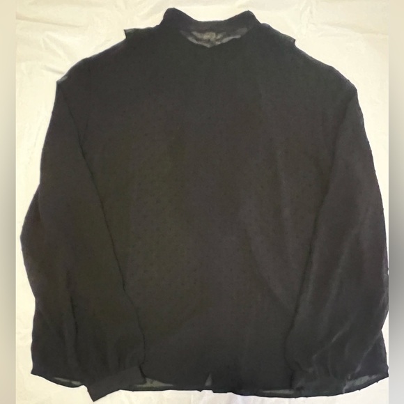 H&M Black Sheer Blouse - Picture 4 of 6